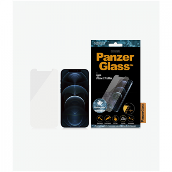 PanzerGlass | Apple | For iPhone 12 Pro Max | Glass | Transparent | Clear Screen Protector