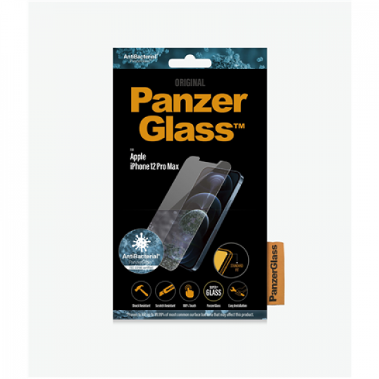 PanzerGlass | Apple | For iPhone 12 Pro Max | Glass | Transparent | Clear Screen Protector