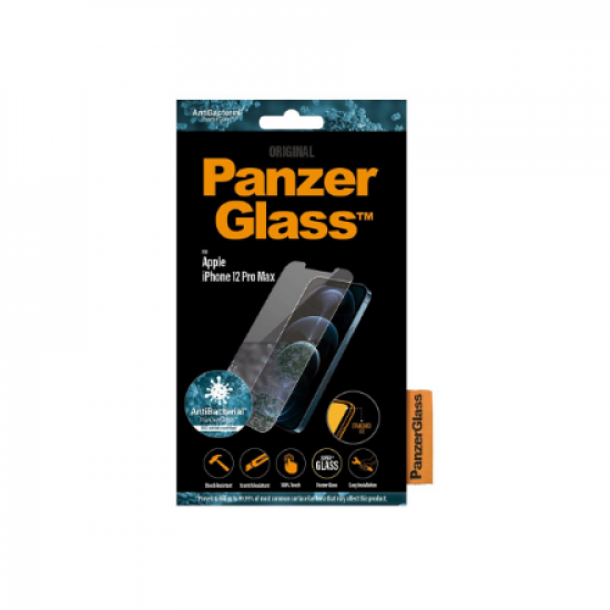 PanzerGlass | Apple | For iPhone 12 Pro Max | Glass | Transparent | Clear Screen Protector