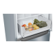 Bosch | Serie 2 Refrigerator | KGN33NLEB | Energy efficiency class E | Free standing | Combi | Height 176 cm | No Frost system | Fridge net capacity 193 L | Freezer net capacity 89 L | 42 dB | Stainless steel