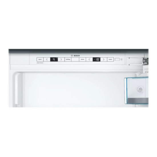 Bosch | Serie 6 Refrigerator | KIS87AFE0 | Energy efficiency class E | Built-in | Combi | Height 177 cm | Fridge net capacity 209 L | Freezer net capacity 63 L | Display | 36 dB | White