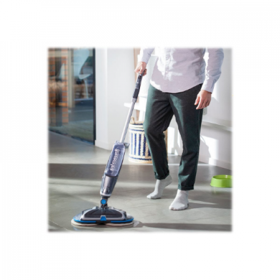 Bissell | Mop | SpinWave | Cordless operating | Electric | Washing function | 18 V | Operating time (max) 20 min | Blue/Titanium