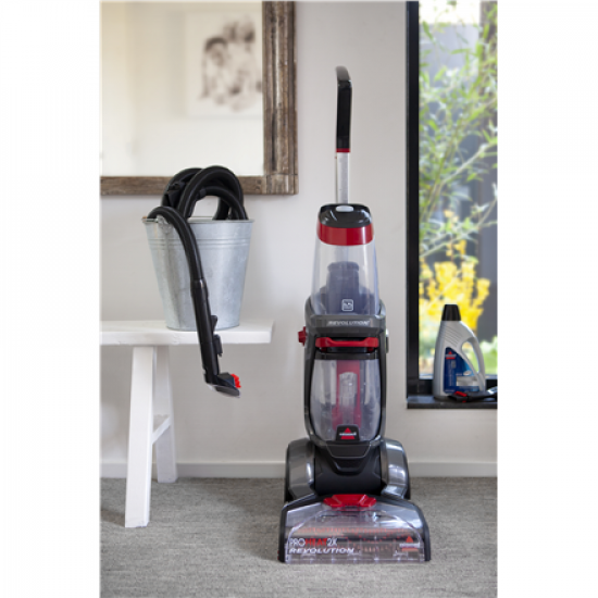 Bissell | Carpet Cleaner | ProHeat 2x Revolution | Corded operating | Handstick | Washing function | 800 W | Red/Titanium | Warranty 24 month(s)