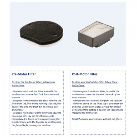 Bissell | Icon Washable Vacuum Filters | No ml | 1 pc(s)