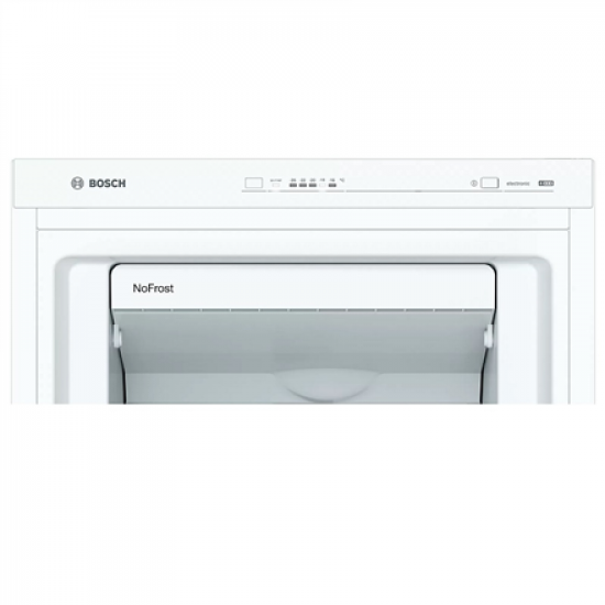 Bosch | Freezer | GSN29VWEP | Energy efficiency class E | Upright | Free standing | Height 161 cm | Total net capacity 200 L | No Frost system | Display | White