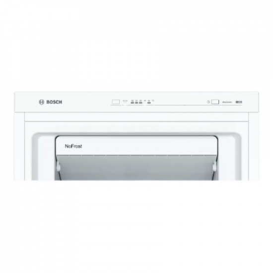 Bosch | Freezer | GSN29VWEP | Energy efficiency class E | Upright | Free standing | Height 161 cm | Total net capacity 200 L | No Frost system | Display | White