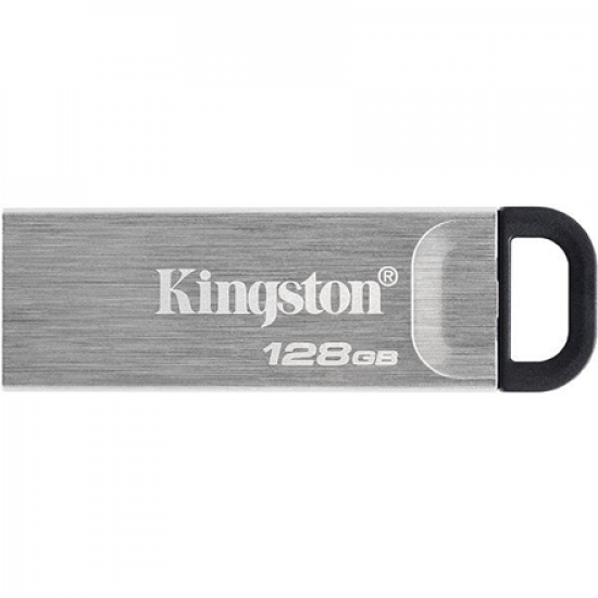 Kingston | USB Flash Drive | DataTraveler Kyson | 128 GB | USB 3.2 Gen 1 | Black/Grey
