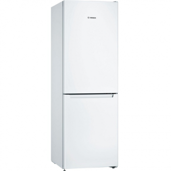 Bosch | Serie 2 Refrigerator | KGN33NWEB | Energy efficiency class E | Free standing | Combi | Height 176 cm | No Frost system | Fridge net capacity 193 L | Freezer net capacity 89 L | 42 dB | White