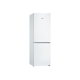 Bosch | Serie 2 Refrigerator | KGN33NWEB | Energy efficiency class E | Free standing | Combi | Height 176 cm | No Frost system | Fridge net capacity 193 L | Freezer net capacity 89 L | 42 dB | White