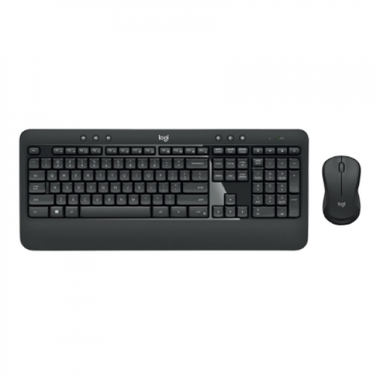 Logitech | MK540 Advanced | Keyboard and Mouse Set | Wireless | Mouse included | Batteries included | US | Black | USB | Wireless connection