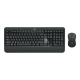 Logitech | MK540 Advanced | Keyboard and Mouse Set | Wireless | Mouse included | Batteries included | US | Black | USB | Wireless connection