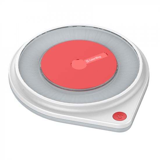 ColorWay | Wireless Charger | Qi Fast Charger & LED bedside lamp | 1xUSB