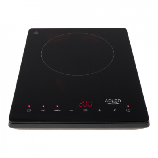 Adler | Hob | AD 6513 | Number of burners/cooking zones 1 | LCD Display | Black | Induction