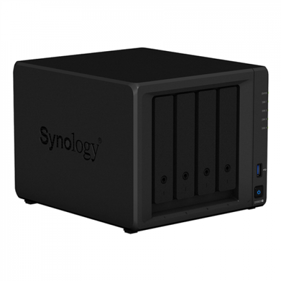 Synology | Tower NAS | DS920+ | up to 4 HDD/SSD Hot-Swap | Intel Celeron | Intel Celeron J4125 Quad Core | Processor frequency 2 GHz | 4 GB | DDR4