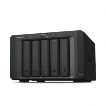 Synology | Tower NAS Expansion Unit | DX517 | up to 5 HDD/SSD Hot-Swap (drives not included) | Internal AC 100-240V Universal, 50/60 Hz