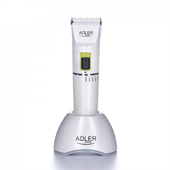 Adler | Hair clipper | AD 2827 | Cordless or corded | Number of length steps 4 | White