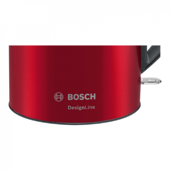 Bosch | Kettle | DesignLine TWK3P424 | Electric | 2400 W | 1.7 L | Stainless steel | 360° rotational base | Red