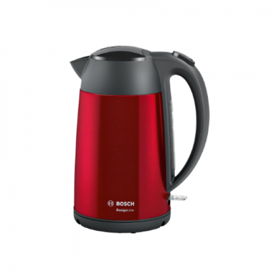 Bosch | Kettle | DesignLine TWK3P424 | Electric | 2400 W | 1.7 L | Stainless steel | 360° rotational base | Red