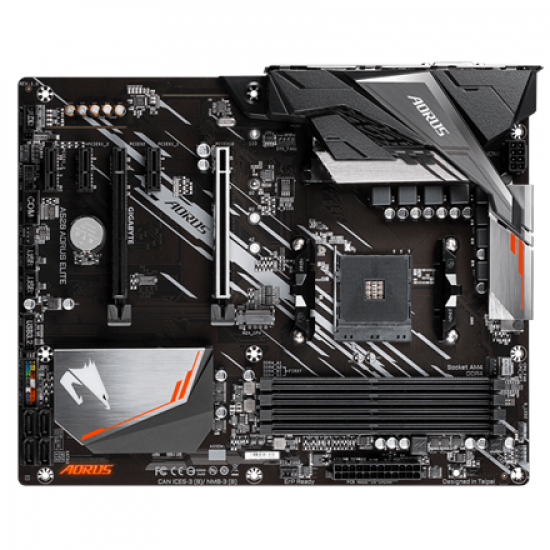Gigabyte | A520 AORUS ELITE 1.0 | Processor family AMD | Processor socket AM4 | DDR4 DIMM | Memory slots 4 | Number of SATA connectors 4 x SATA 6Gb/s connectors | Chipset AMD A | ATX