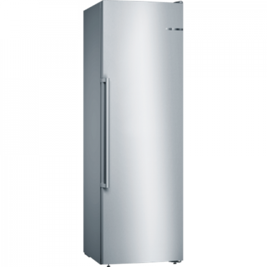 Bosch | Freezer | GSN36AIEP | Energy efficiency class E | Upright | Free standing | Height 186 cm | Total net capacity 242 L | No Frost system | Display | Stainless steel