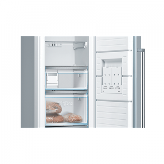 Bosch | Freezer | GSN36AIEP | Energy efficiency class E | Upright | Free standing | Height 186 cm | Total net capacity 242 L | No Frost system | Display | Stainless steel