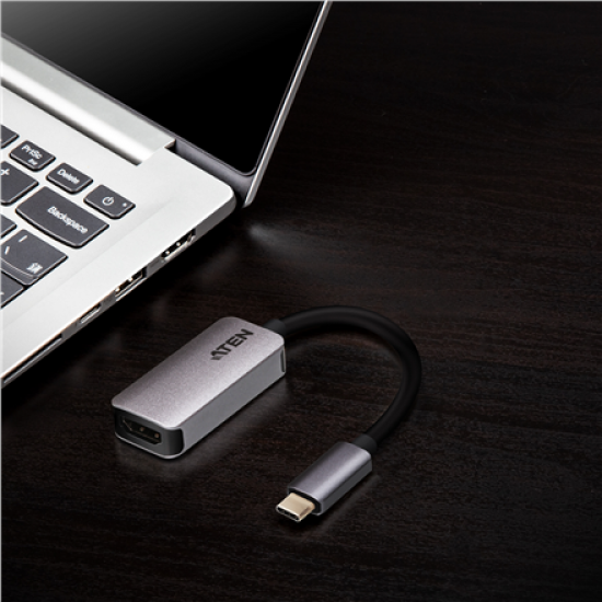 Aten | USB-C to HDMI 4K Adapter | HDMI Female | USB-C Male | USB-C to HDMI