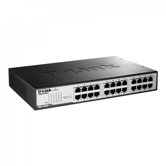 D-Link | Switch | DGS-1024D | Unmanaged | Desktop | Gigabit Ethernet (copper) ports quantity 24 | Power supply type Internal