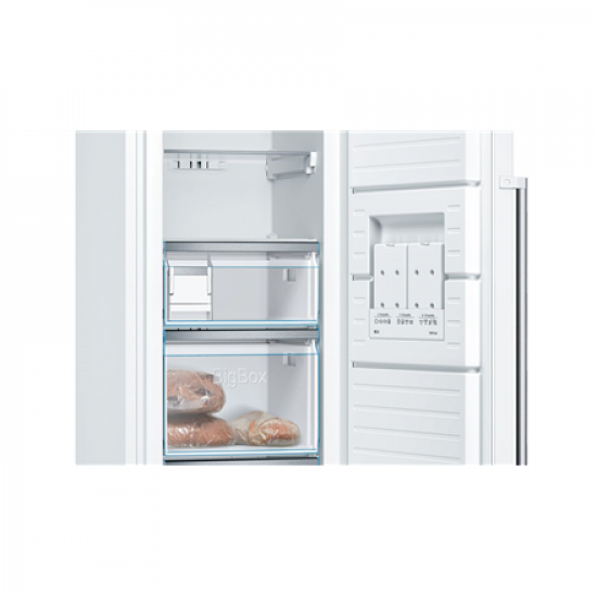 Bosch | Freezer | GSN36AWEP | Energy efficiency class E | Upright | Free standing | Height 186 cm | Total net capacity 242 L | No Frost system | Display | White