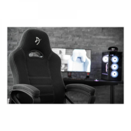 Arozzi Woven Fabric Upholstery | Gaming Chair | Enzo Woven Fabric | Black