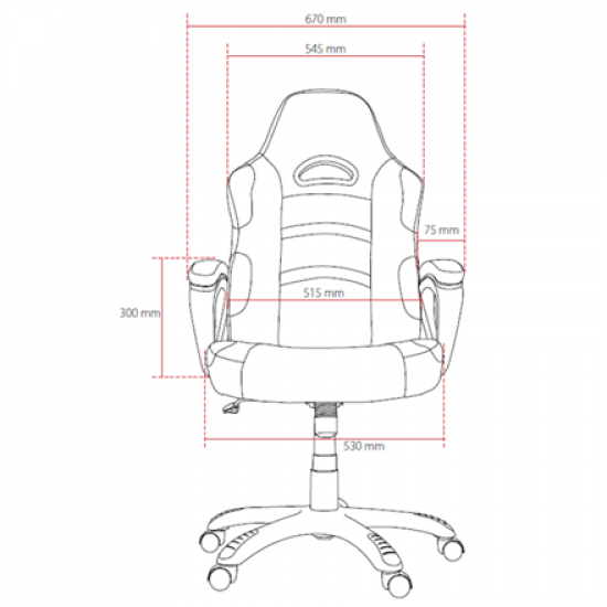 Arozzi Woven Fabric Upholstery | Gaming Chair | Enzo Woven Fabric | Black