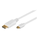 Goobay | Mini DisplayPort adapter cable 1.2 | 52858 | Mini DisplayPort plug | DisplayPort plug | 1 m | Gold-Plated connectors