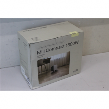 SALE OUT. Mill | PTC Fan Heater | CUS1800MECWA | Fan heater | Number of power levels 2 | Suitable for rooms up to 10-30 m² | DAMAGED PACKAGING | White/Black | 1800 W