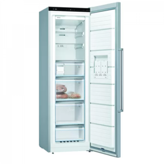 Bosch | Freezer | GSN36AIDP | Energy efficiency class D | Upright | Free standing | Height 186 cm | Total net capacity 242 L | No Frost system | Stainless steel