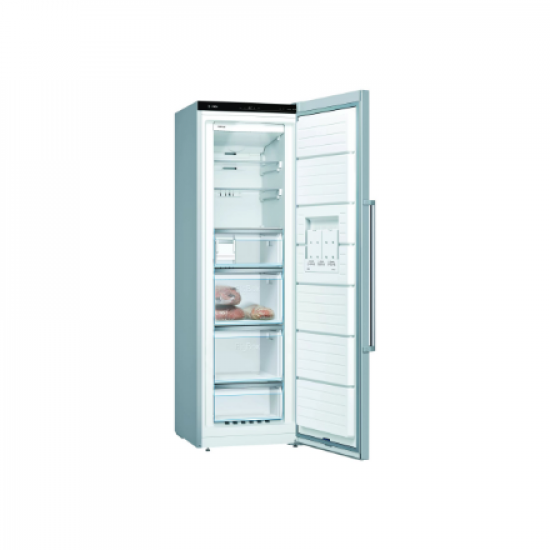 Bosch | Freezer | GSN36AIDP | Energy efficiency class D | Upright | Free standing | Height 186 cm | Total net capacity 242 L | No Frost system | Stainless steel