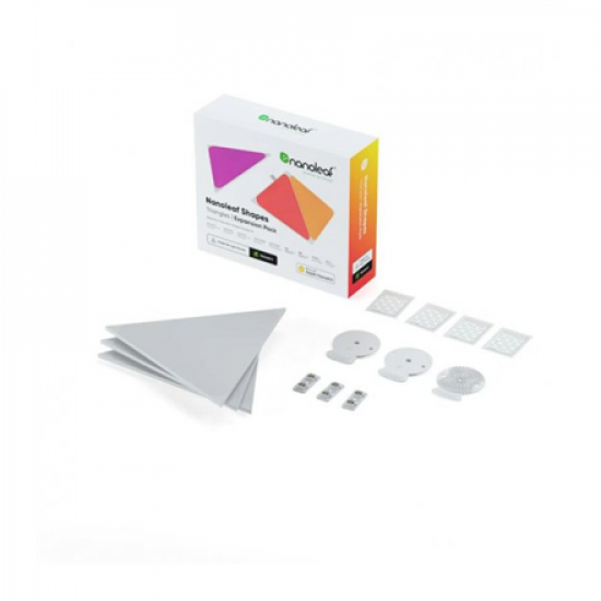 Nanoleaf | Shapes Triangles Expansion Pack (3 panels) | 1 x 1.5 W | 16M+ colours