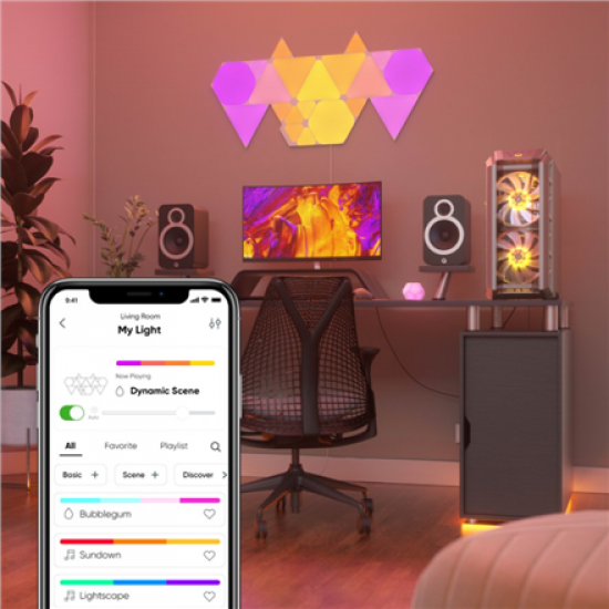 Nanoleaf | Shapes Triangles Starter Kit (15 panels) | 1.5 W | 16M+ colours