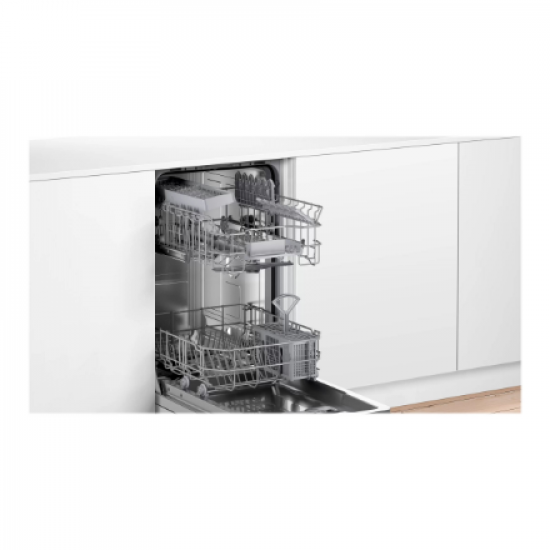 Serie 2 Dishwasher | SPV2IKX10E | Built-in | Width 45 cm | Number of place settings 9 | Number of programs 5 | Energy efficiency class F | AquaStop function | Does not apply