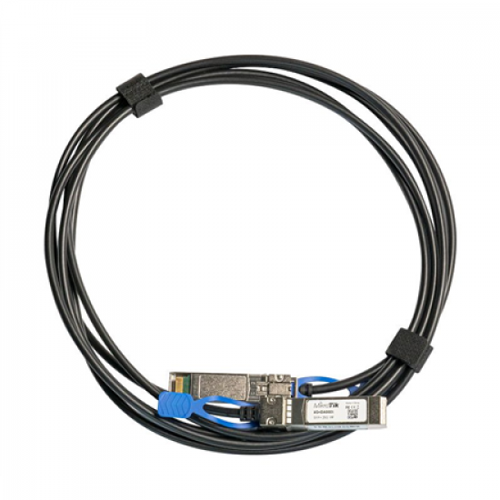MikroTik | 25GBase Direct Attach Cable | XS+DA0001 | SFP/SFP+/SFP28 | Maximum transfer distance 1 m