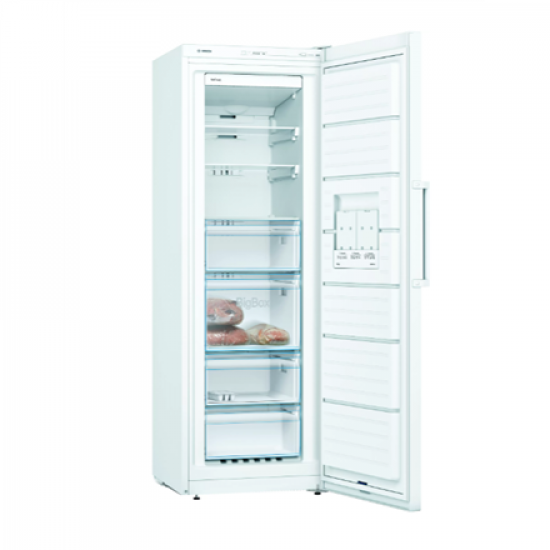 Bosch | Freezer | GSN33VWEP | Energy efficiency class E | Upright | Free standing | Height 176 cm | Total net capacity 225 L | No Frost system | White