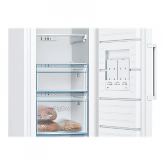 Bosch | Freezer | GSN33VWEP | Energy efficiency class E | Upright | Free standing | Height 176 cm | Total net capacity 225 L | No Frost system | White