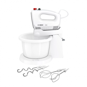 Bosch | Mixer | CleverMixx MFQ2600G | Mixer with bowl | 375 W | Number of speeds 4 | Turbo mode | White
