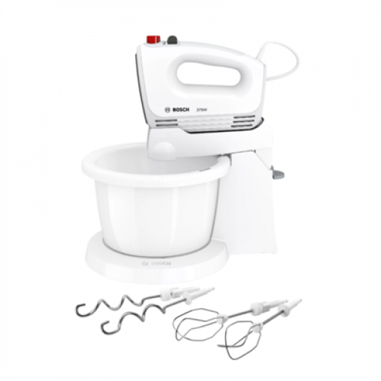 Bosch | Mixer | CleverMixx MFQ2600G | Mixer with bowl | 375 W | Number of speeds 4 | Turbo mode | White