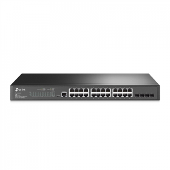 TP-LINK | JetStream L2 Switch | TL-SG3428 | Web Managed | Rackmountable | SFP ports quantity 4 | Power supply type Single