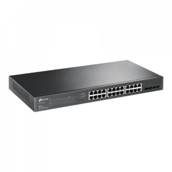 TP-LINK | JetStream 28-Port Gigabit Smart Switch | TL-SG2428P | Web Managed | Rackmountable | SFP ports quantity 4 | PoE+ ports quantity 24 | Power supply type Single