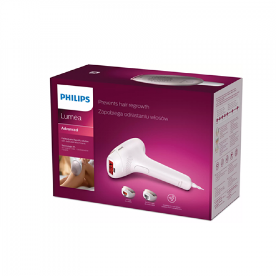 Philips | Lumea Advanced IPL Hair Removal Device | SC1998/00 | Bulb lifetime (flashes) 250000 | Number of power levels 5 | White