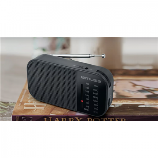 Muse | M-025 R | Portable radio | Black