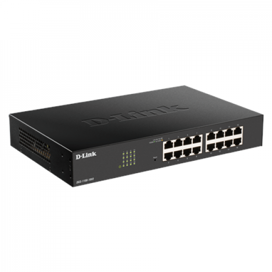 D-Link | Smart Managed Switch | DGS-1100-16V2 | Managed | Desktop | Power supply type 100 to 240 V AC, 50 to 60 Hz Internal
