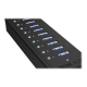 Raidsonic | 10 port USB 3.0 Hub | Icy Box IB-AC6110