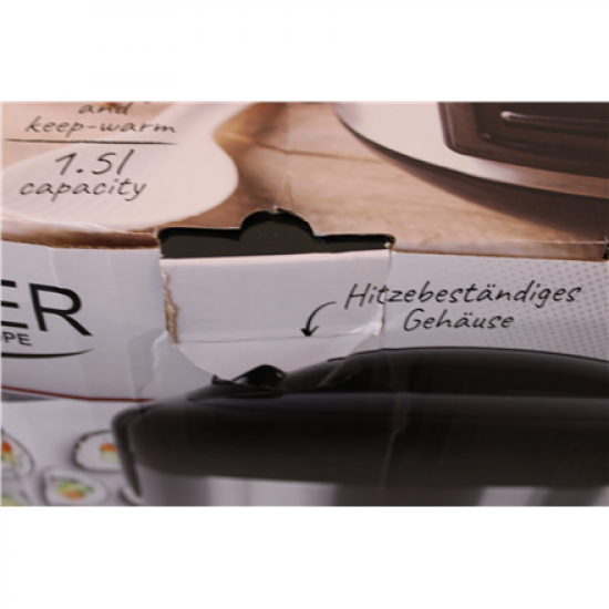 SALE OUT. Adler | AD 6406 | 1000 W | Black, Stainless steel | DAMAGED PACKAGING