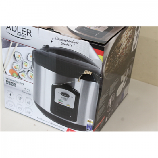 SALE OUT. Adler | AD 6406 | 1000 W | Black, Stainless steel | DAMAGED PACKAGING